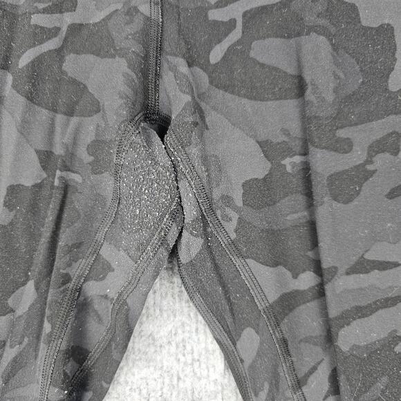 Lululemon Align Leggings Womens 6 Black Camo High Rise Yoga Gym Athletic Pants - Picture 2 of 4